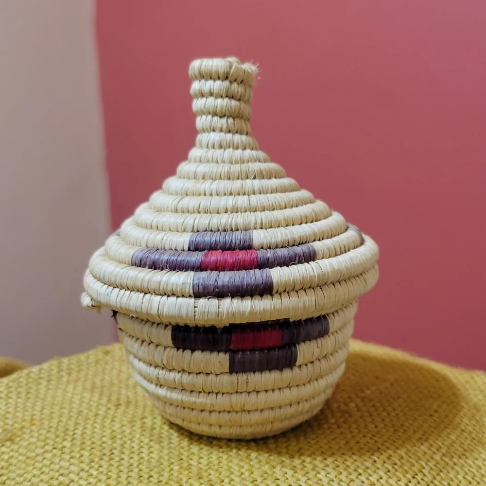 African Basket - Uganda - Petite Virunga Wishing Basket